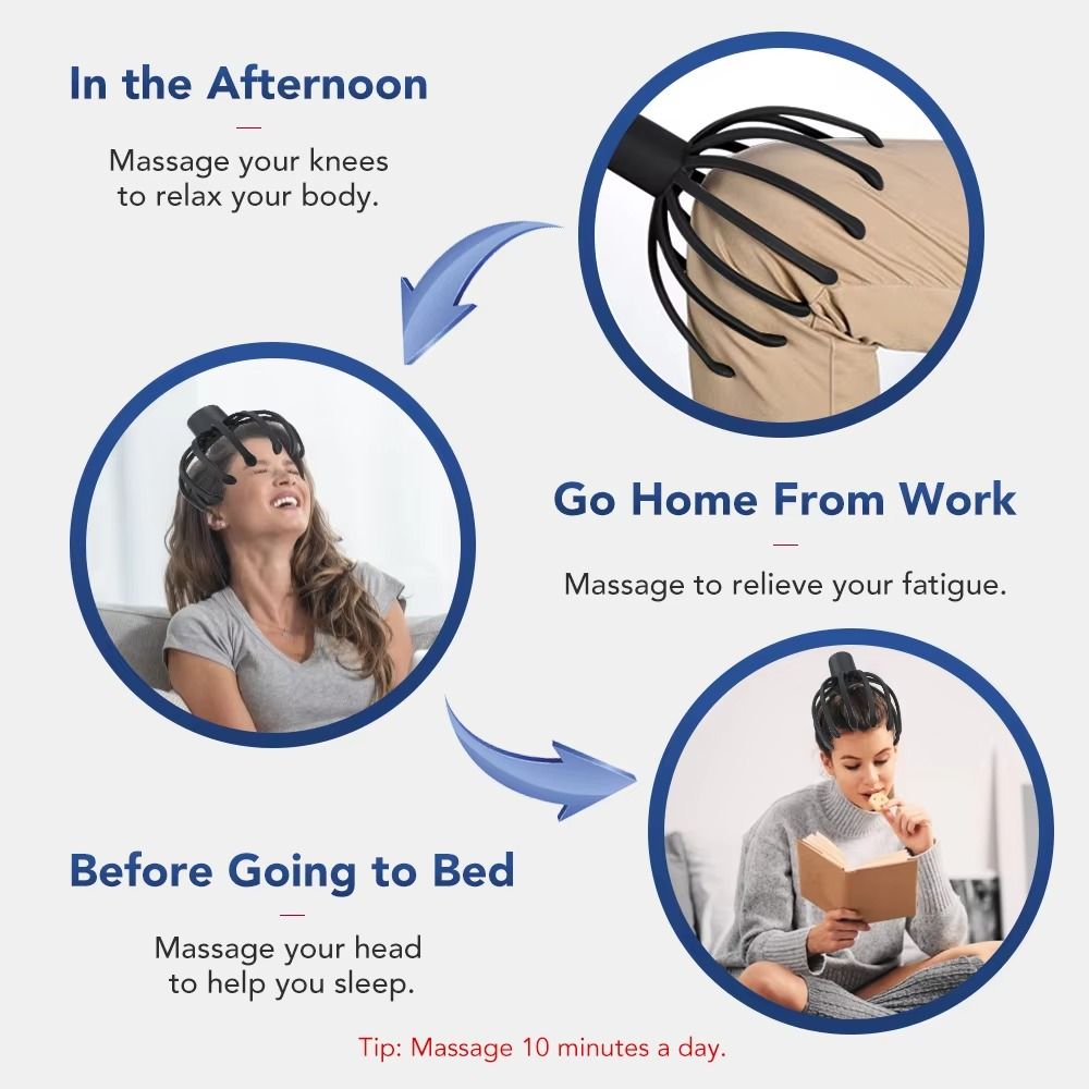 Octopus Claw Scalp Massager