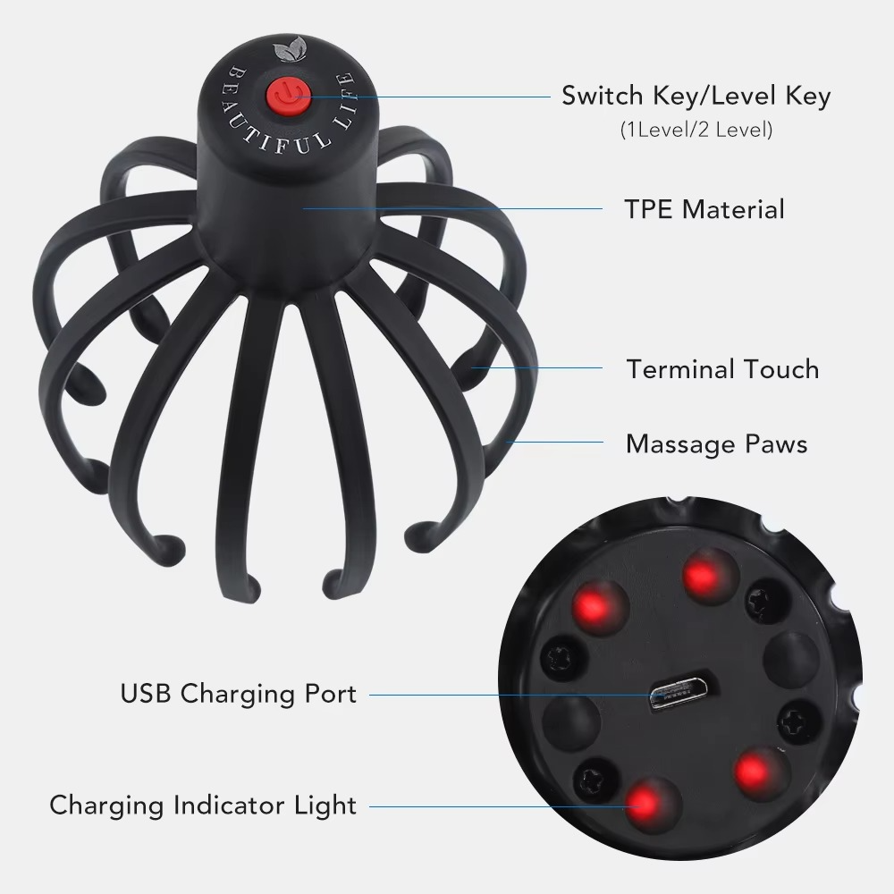 Octopus Claw Scalp Massager
