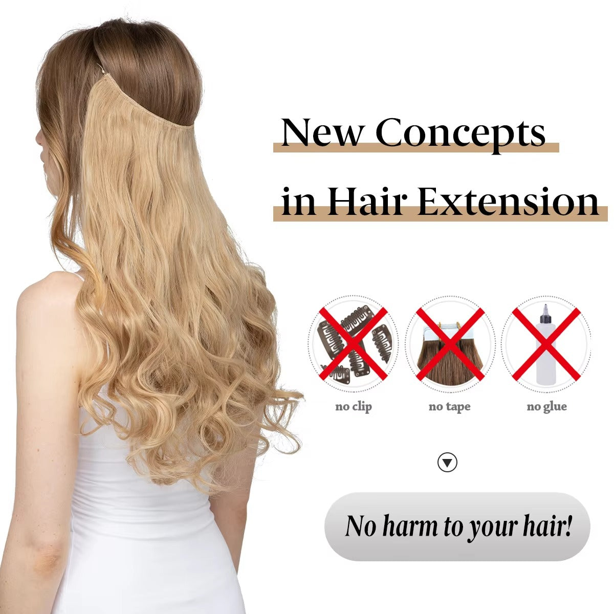 Synthetic Hair Extenssion
