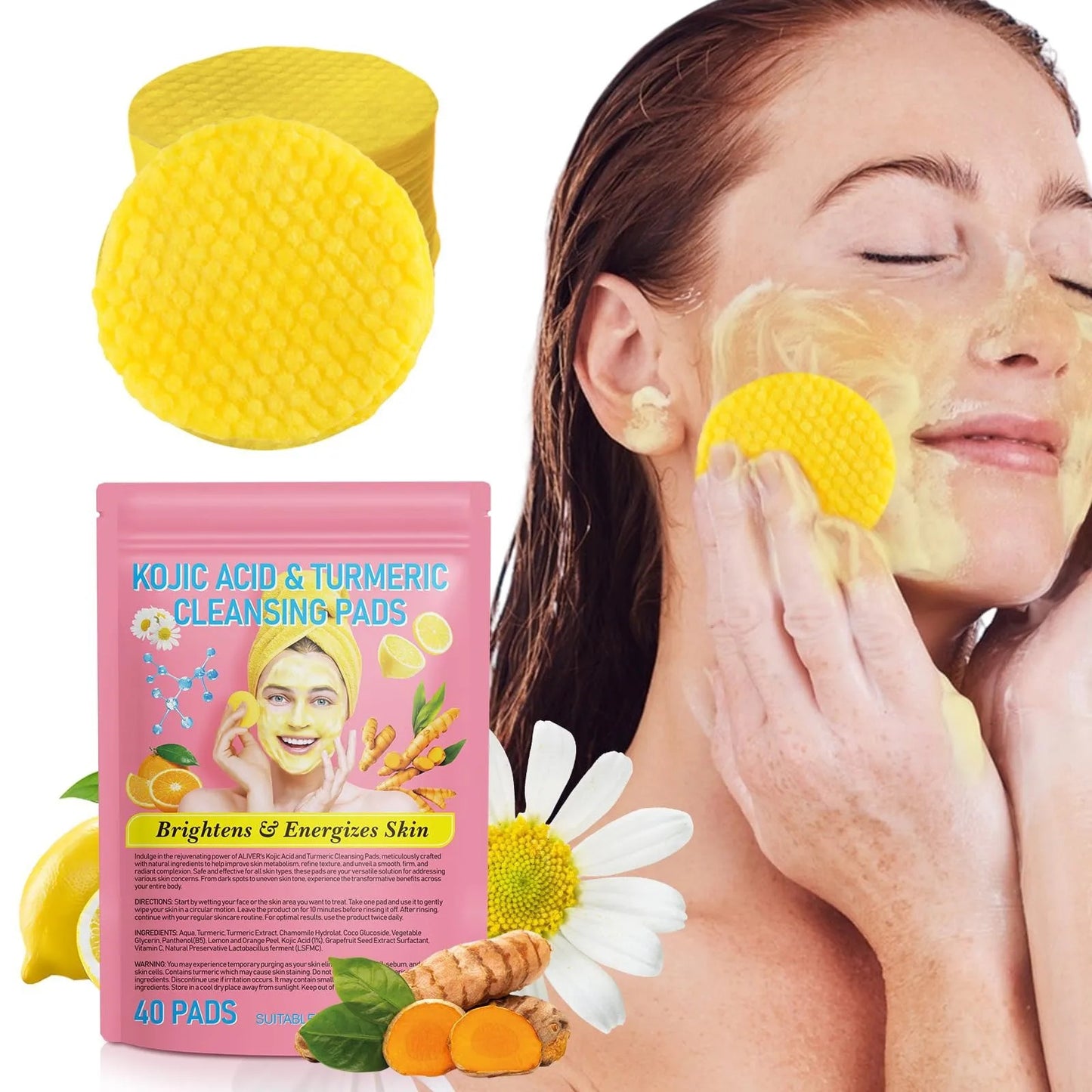 Turmeric and Kojic Acid Pads