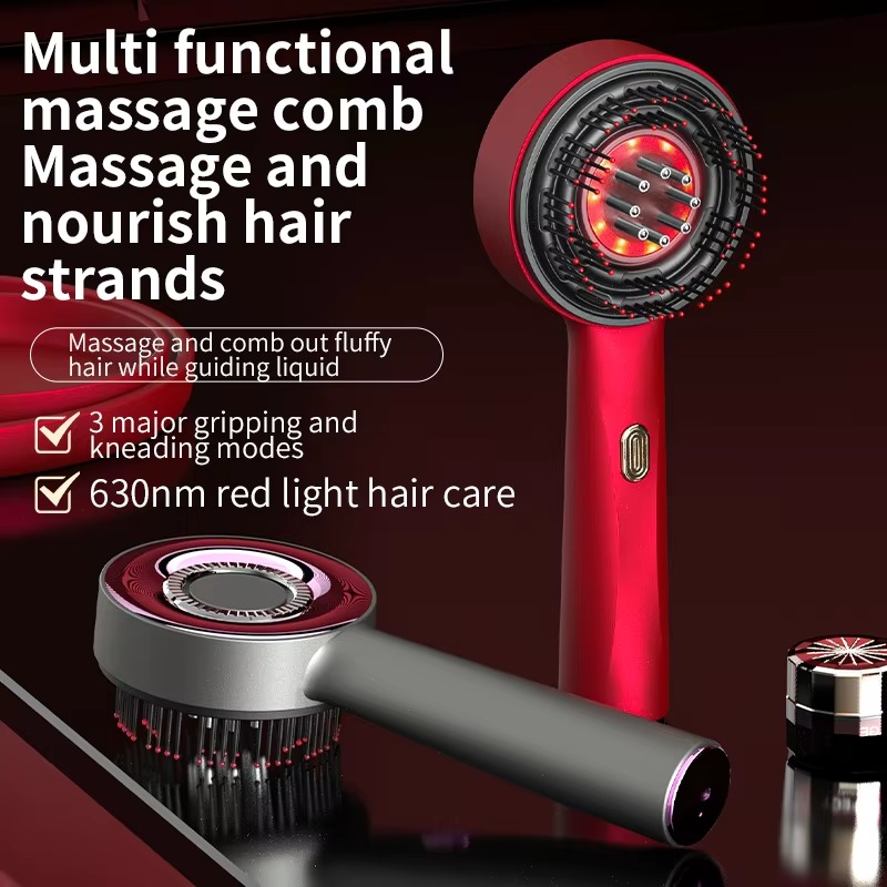 Red Light Therapy Scalp Massager