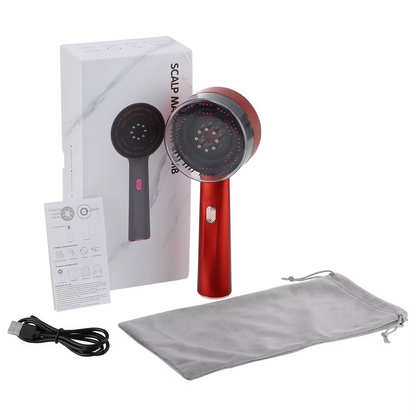 Red Light Therapy Scalp Massager