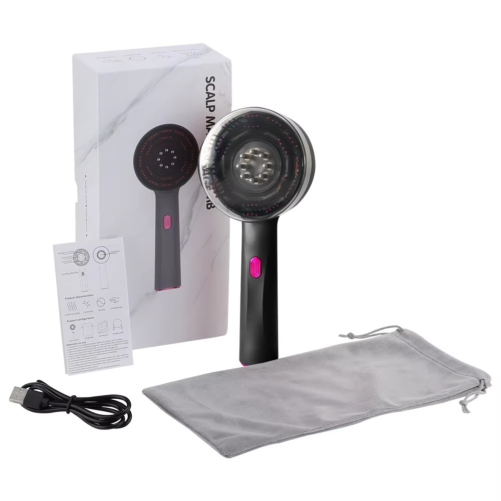 Red Light Therapy Scalp Massager